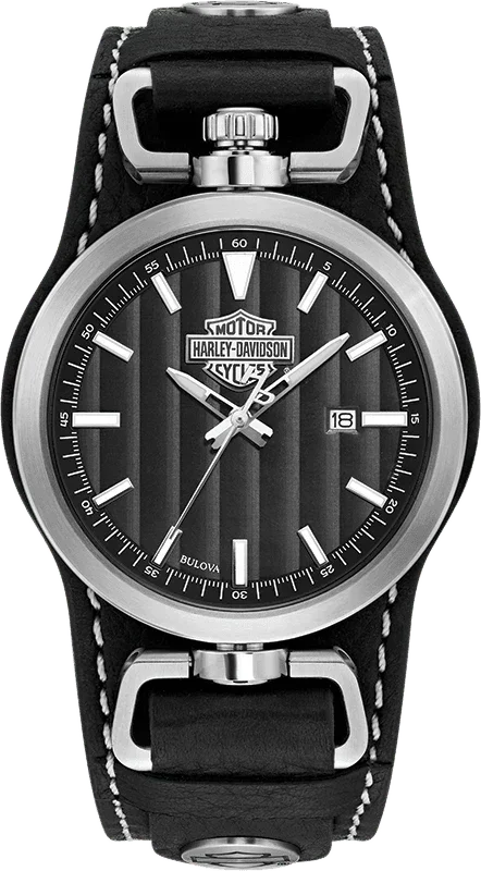 Harley Davidson Quartz Mens Watch 76B185