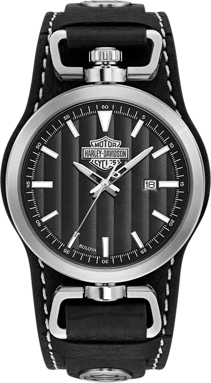 Harley Davidson Quartz Mens Watch 76B185