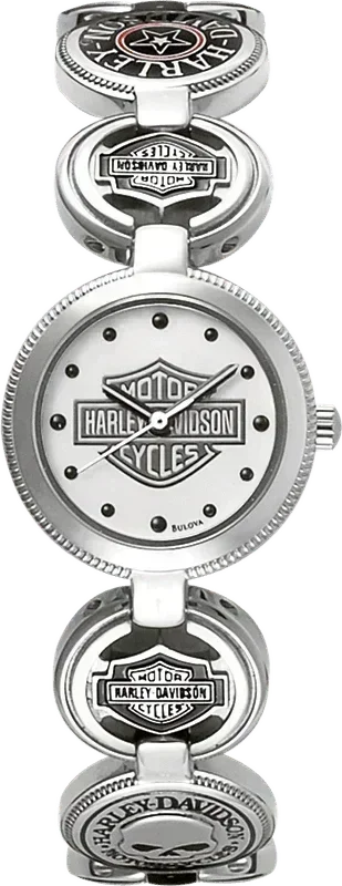 Harley Davidson Bar & Shield Quartz Womens Watch 76L145