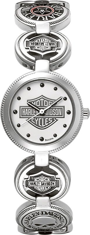 Harley Davidson Bar &amp; Shield Quartz Womens Watch 76L145