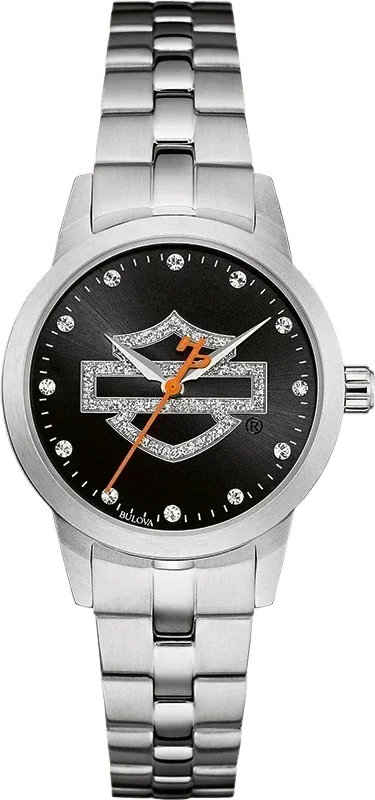 Harley Davidson Bar & Shield Quartz Womens Watch 76L182