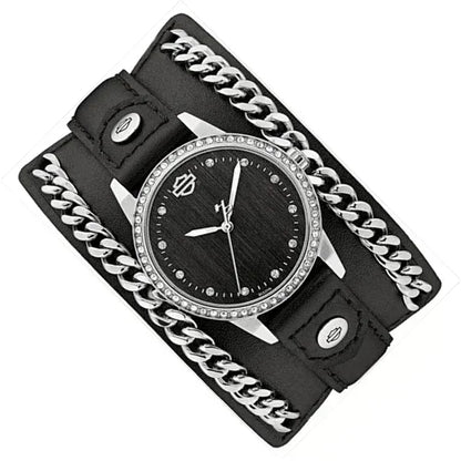 Harley Davidson Bar & Shield Quartz Womens Watch 76L184