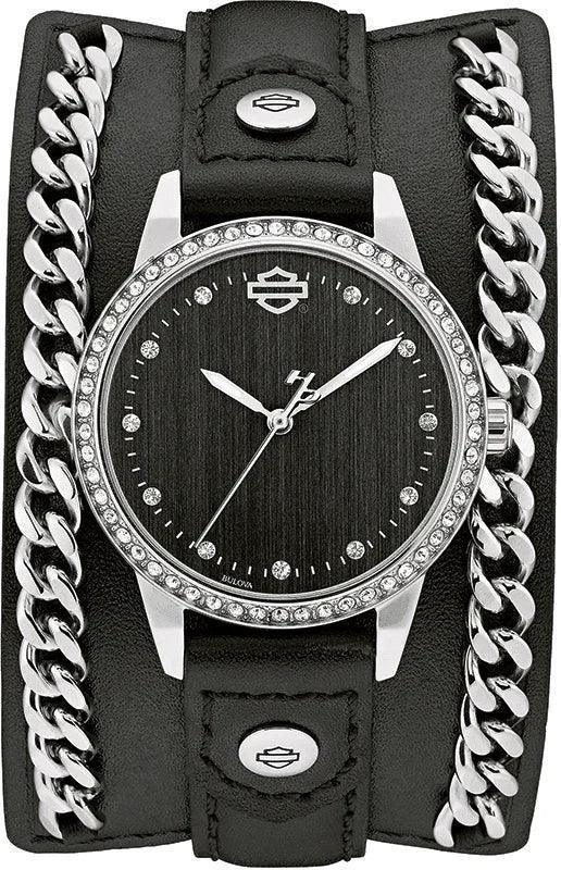 Harley Davidson Bar & Shield Quartz Womens Watch 76L184