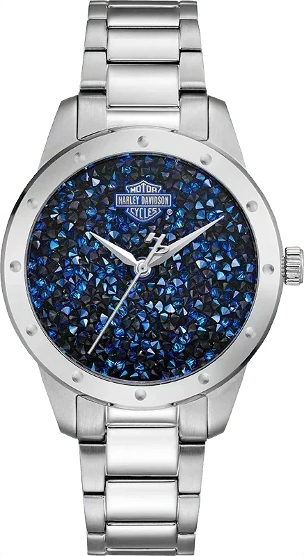 Harley Davidson Bar & Shield Quartz Womens Watch 76L188
