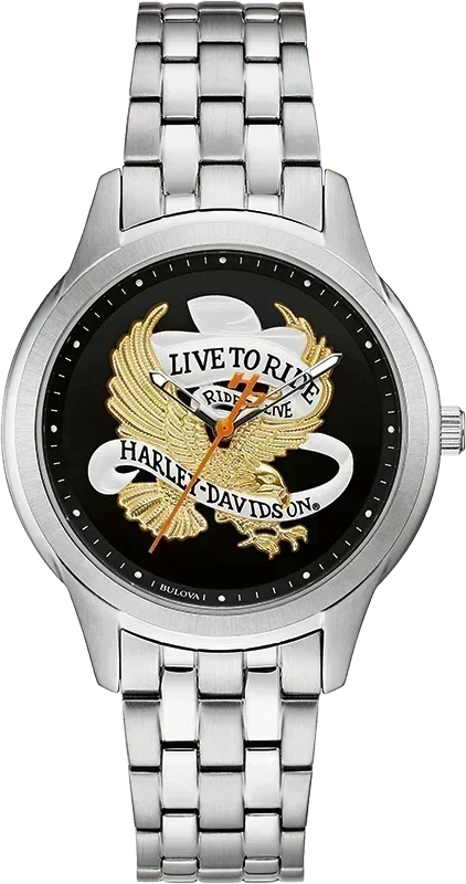 Harley Davidson Icon Quartz Womens Watch 76L194