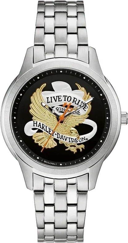 Harley Davidson Icon Quartz Womens Watch 76L194