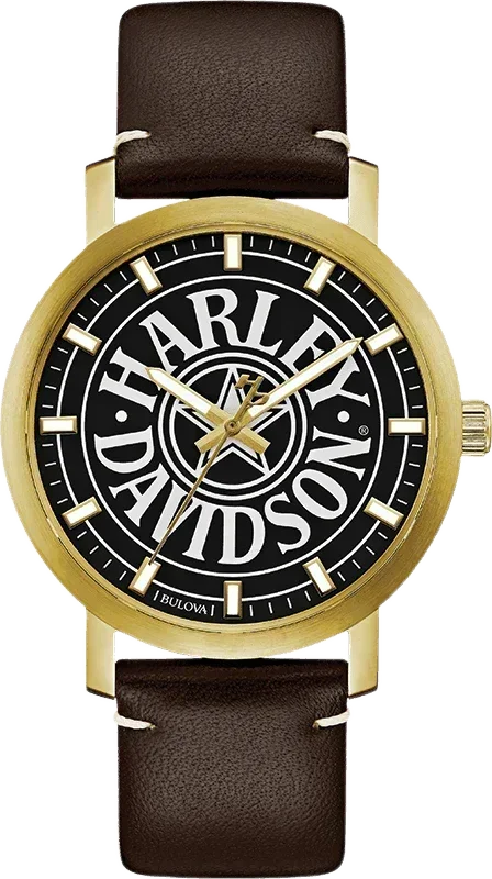 Harley Davidson Quartz Mens Watch 77A100