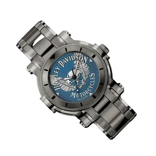 Harley Davidson Medallion Quartz Mens Watch 78A117