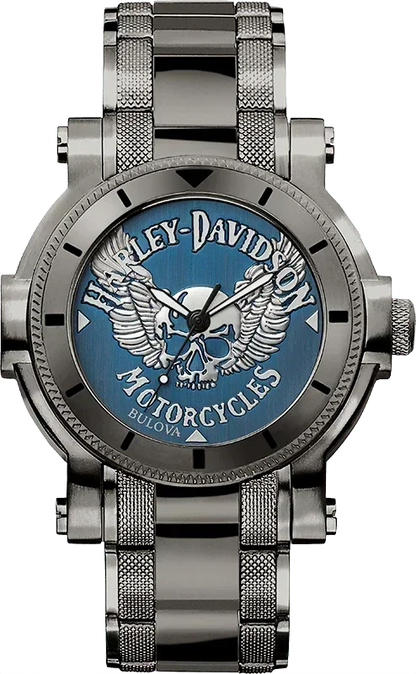 Harley Davidson Medallion Quartz Mens Watch 78A117