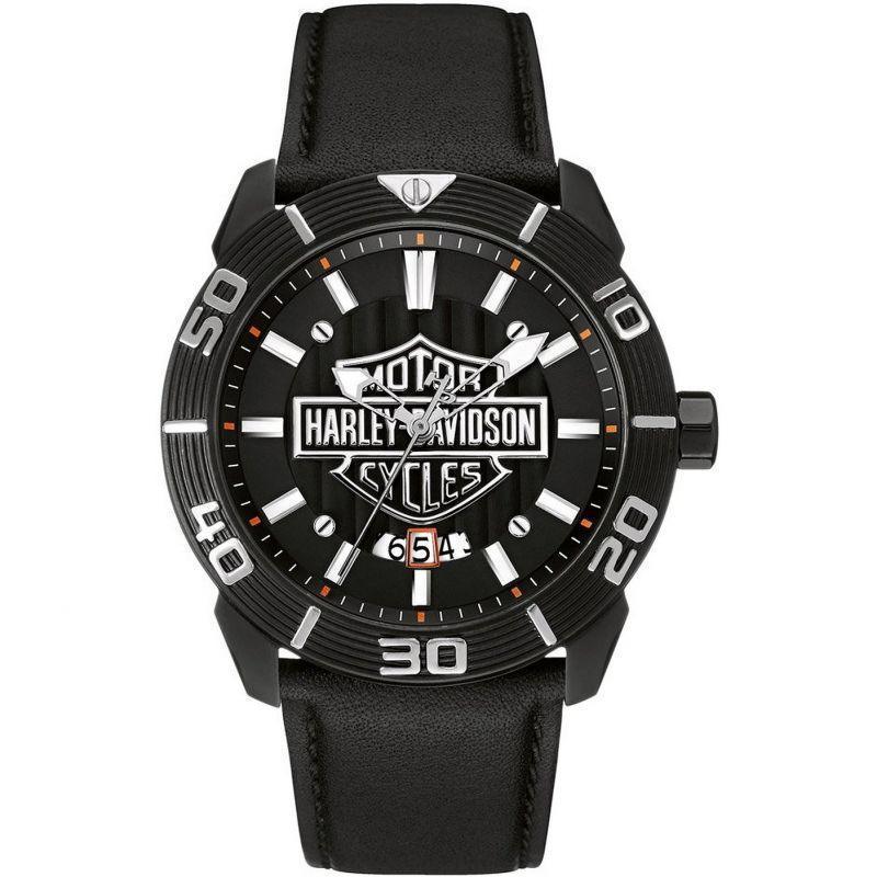 Harley Davidson Bar & Shield Quartz Mens Watch 78B136