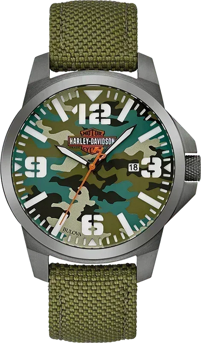 Harley Davidson Bar & Shield Quartz Mens Watch 78B157