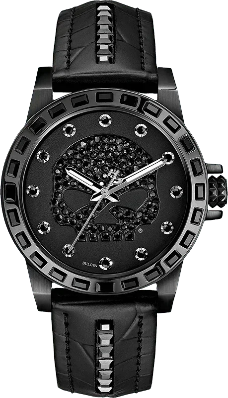 Harley Davidson Willie G Quartz Womens Watch 78L126