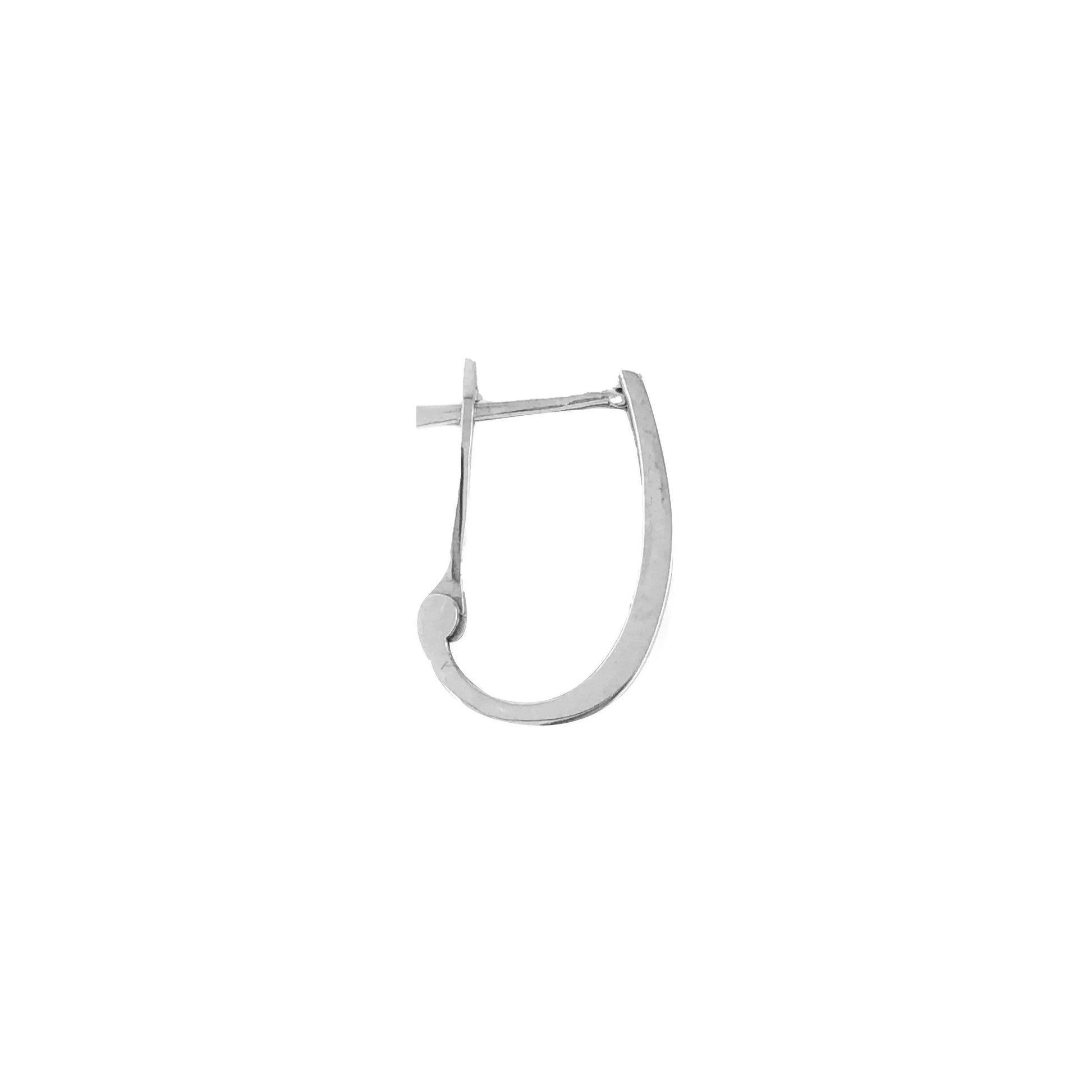 10k Yellow, White and Rose Gold Huggy Earrings