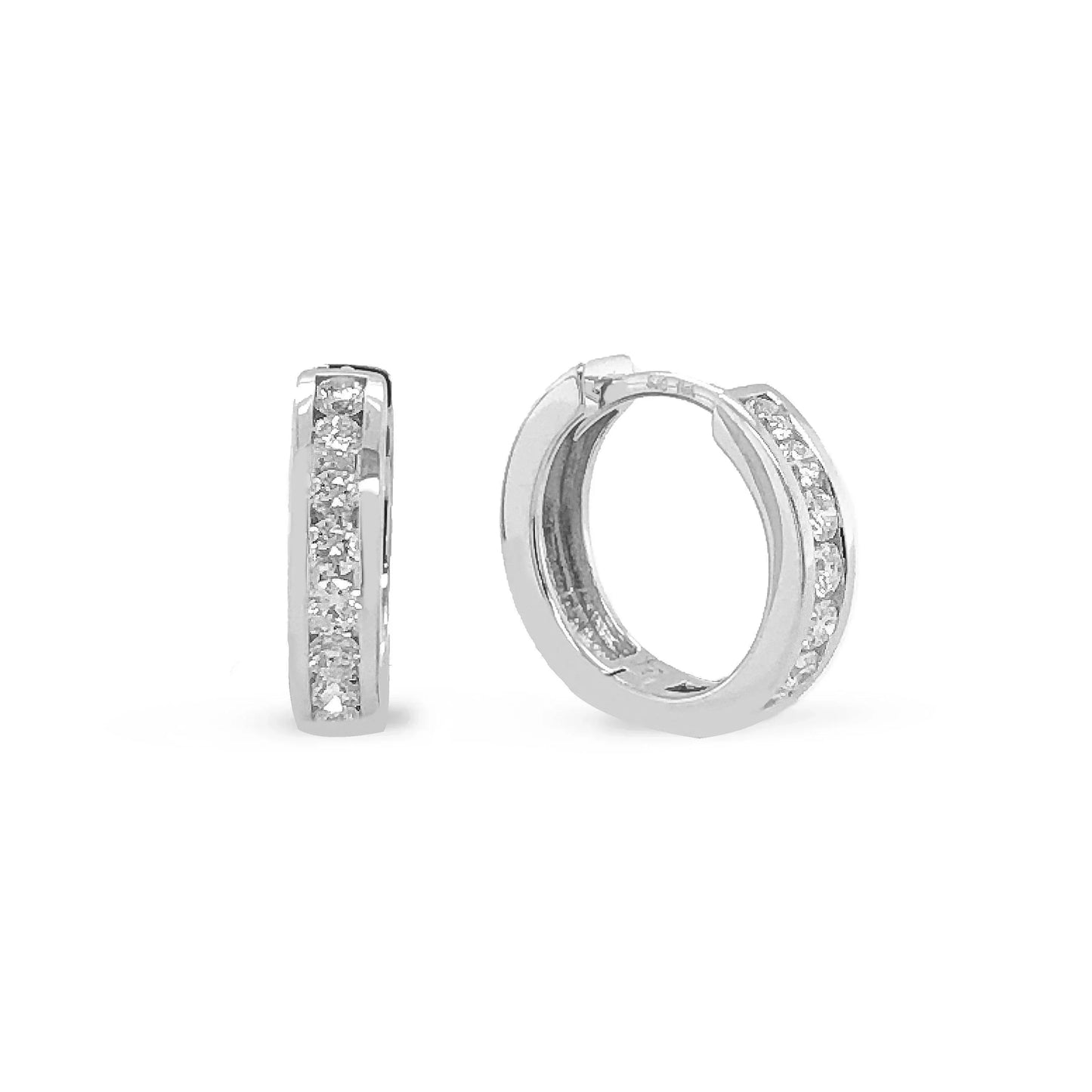 10k White, Yellow and Pink Gold Fancy Twist Laser Cut Earrings