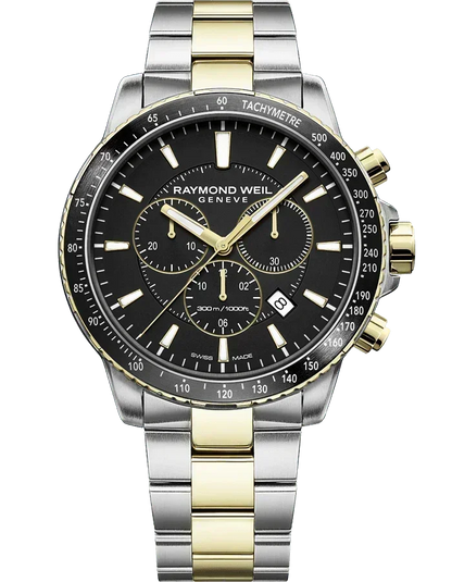 Raymond Weil Tango Chronograph Black Dial Men's Watch 8570-SP1-20001