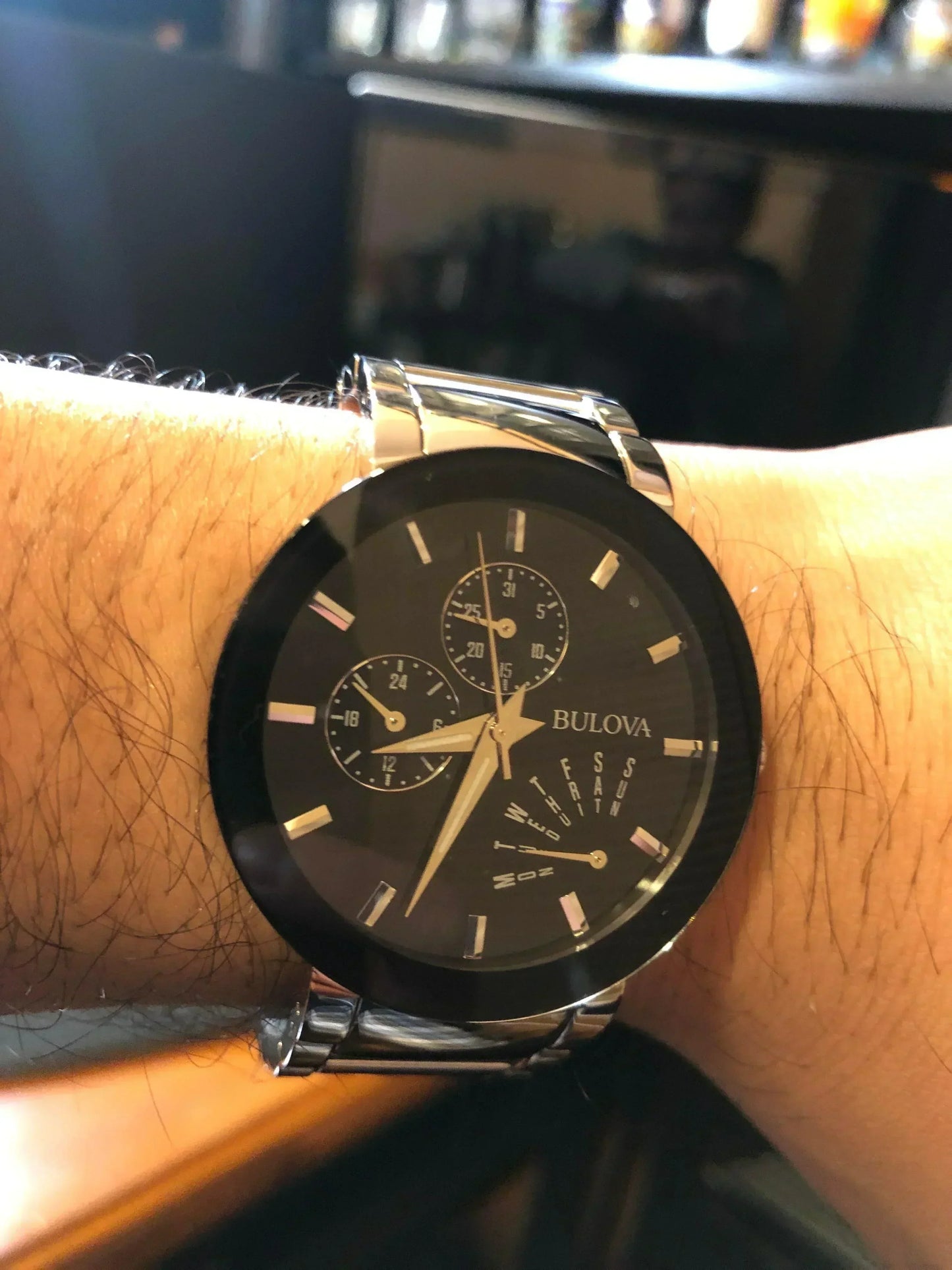 Bulova Futuro Quartz Mens Watch 96C105