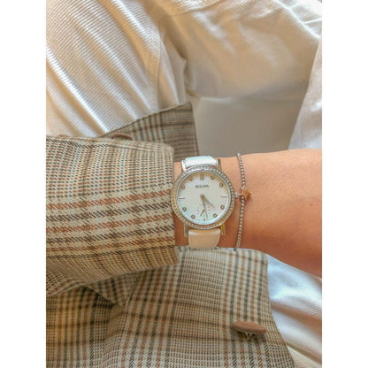 Bulova Crystal Womens Watch 96L245
