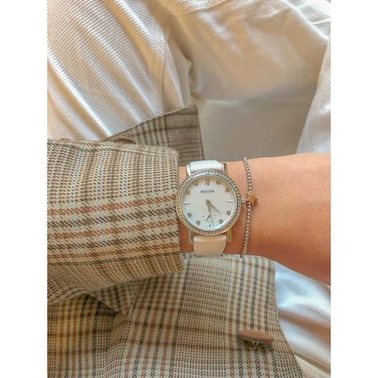 Bulova Crystal Womens Watch 96L245