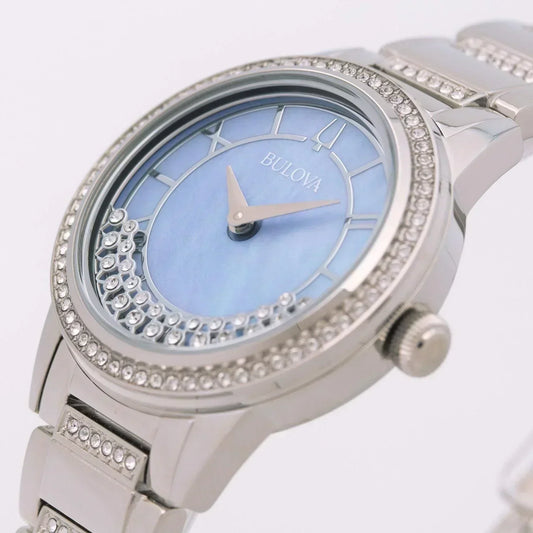 Bulova Crystal Quartz Womens Watch 96L260
