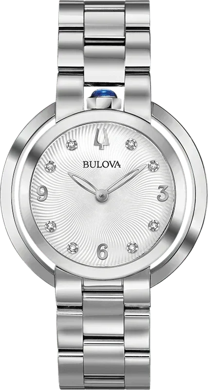 Bulova Rubaiyat Quartz Womens Watch 96P184