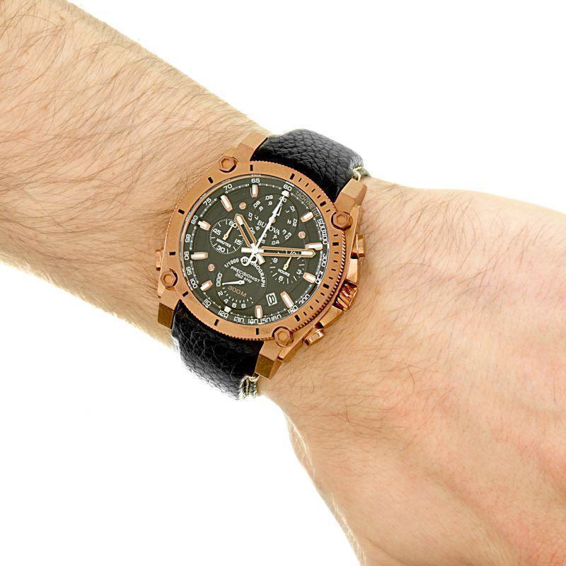 Bulova Precisionist Quartz Mens Watch 97B188