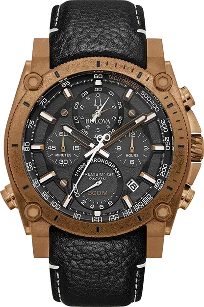 Bulova Precisionist Quartz Mens Watch 97B188