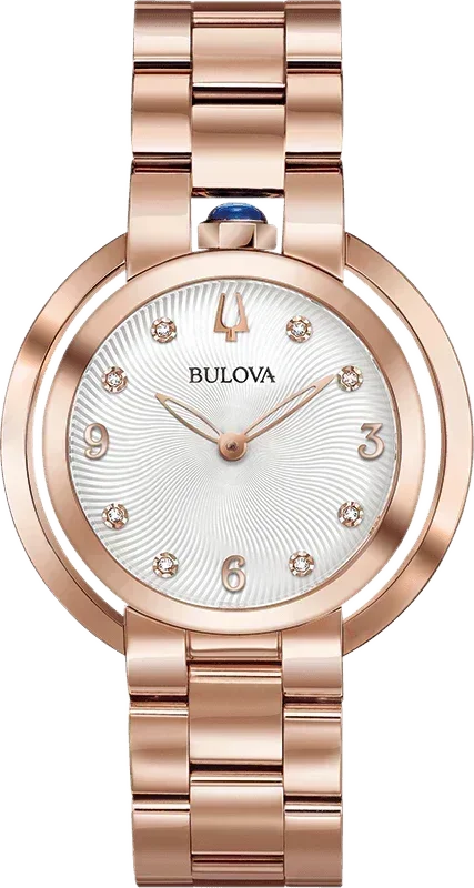 Bulova Rubaiyat Quartz Womens Watch 97P130