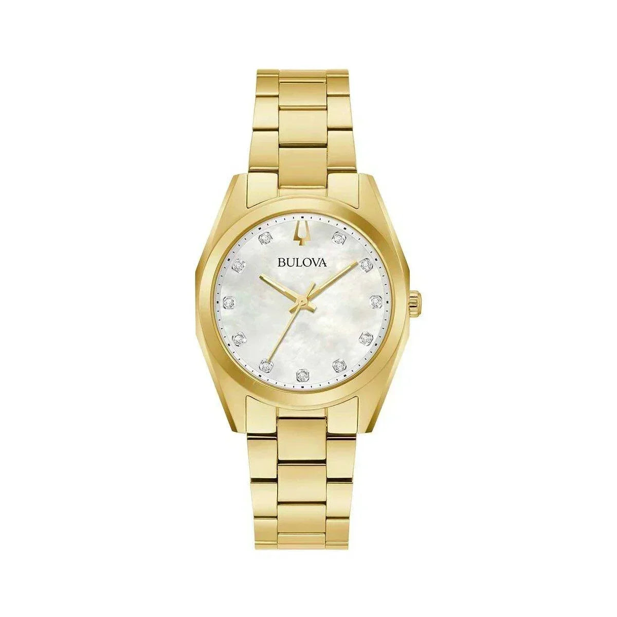 Bulova Surveyor 11 Diamonds Quartz Women's Watch 97P172