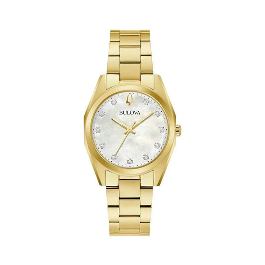 Bulova Surveyor 11 Diamonds Quartz Women's Watch 97P172