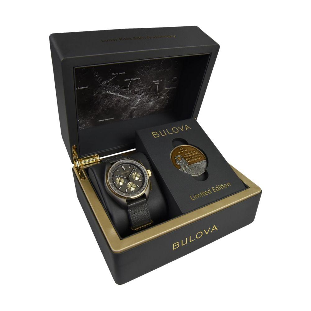 Bulova 50th Anniversary Lunar Pilot Limited Edition Mens Watch 98A285