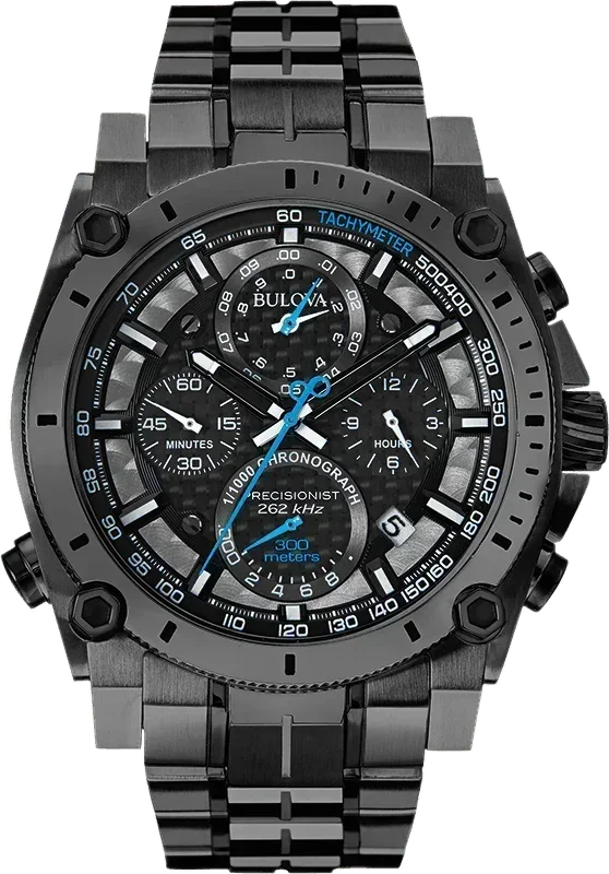 Bulova Precisionist Quartz Mens Watch 98B229