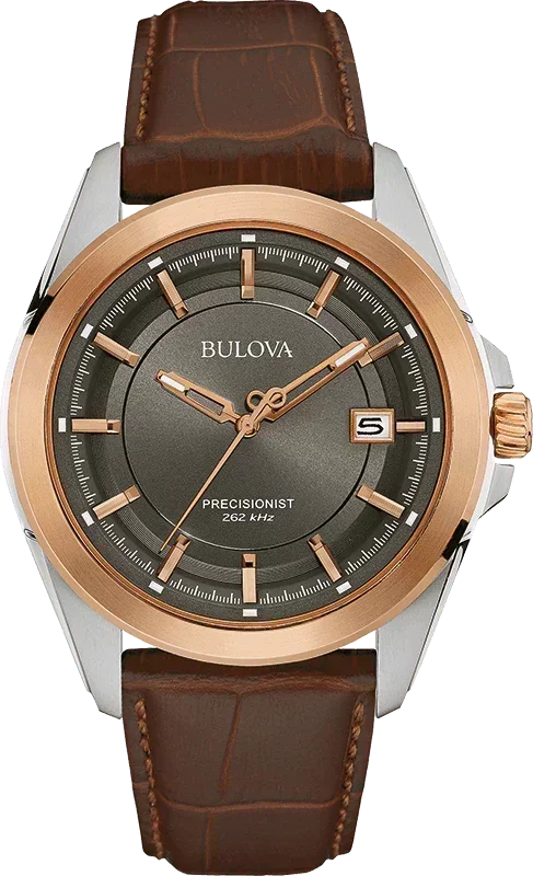 Bulova Precisionist Quartz Mens Watch 98B267