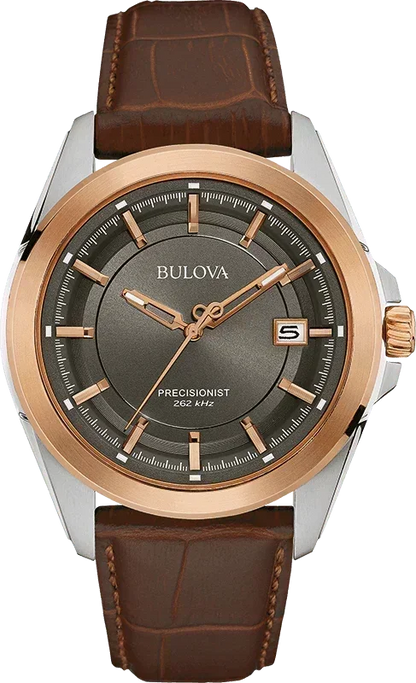 Bulova Precisionist Quartz Mens Watch 98B267