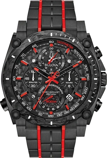 Bulova Precisionist Quartz Mens Watch 98B313