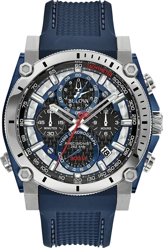 Bulova Precisionist Quartz Mens Watch 98B315