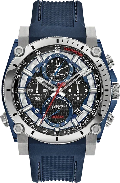 Bulova Precisionist Quartz Mens Watch 98B315
