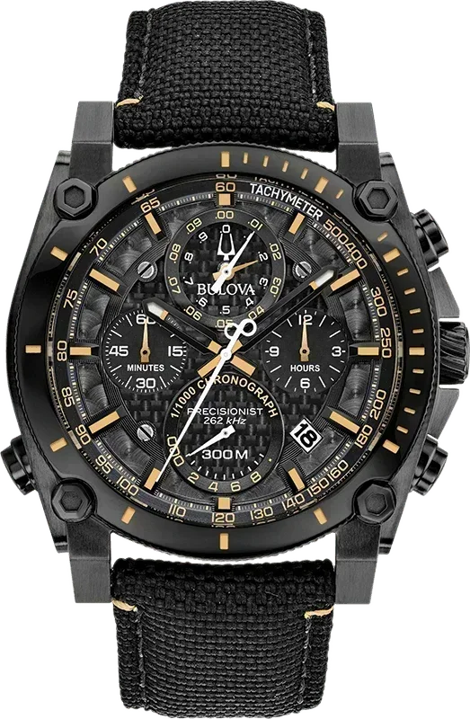 Bulova Precisionist Quartz Mens Watch 98B318