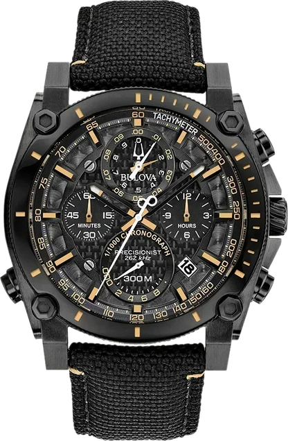 Bulova Precisionist Quartz Mens Watch 98B318