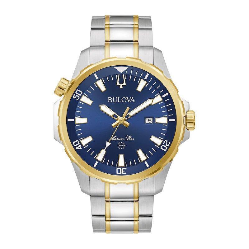 Bulova Marine Star Quartz Men's Watch 98B384