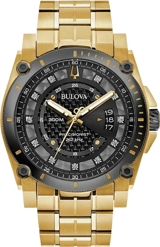 Bulova Precisionist Quartz Mens Watch 98D156
