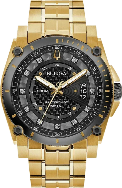 Bulova Precisionist Quartz Mens Watch 98D156