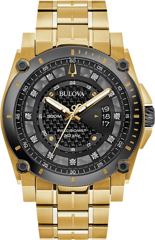 Bulova Precisionist Quartz Mens Watch 98D156