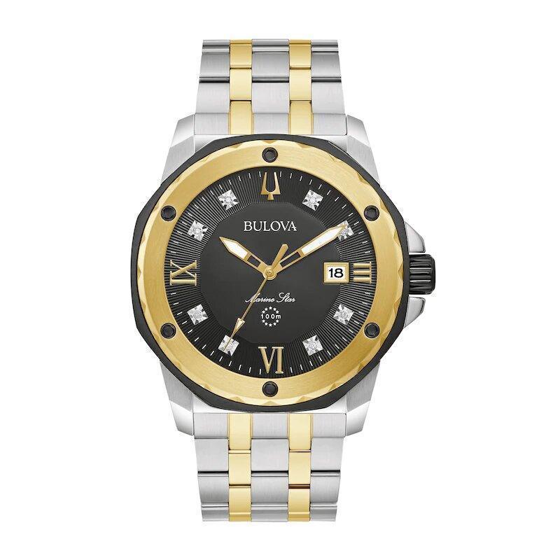 Bulova Marine Star Quartz Men's Watch 98D175