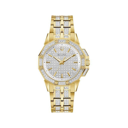 Bulova Crystal Octava Quartz Women's Watch 98L302
