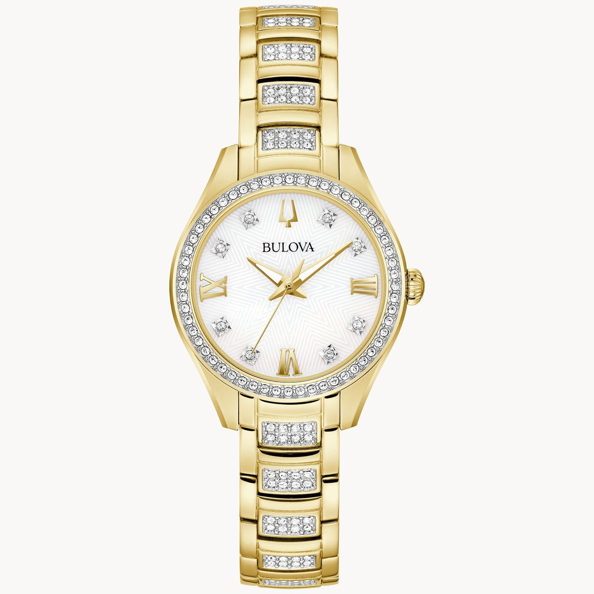 Bulova Crystal Quartz Women&#39;s Watch 98L306