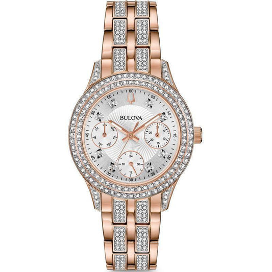 Bulova Crystal Quartz Womens Watch 98N113