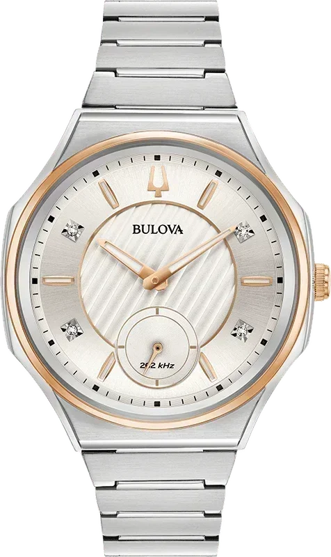 Bulova Curv Quartz Womens Watch 98P182