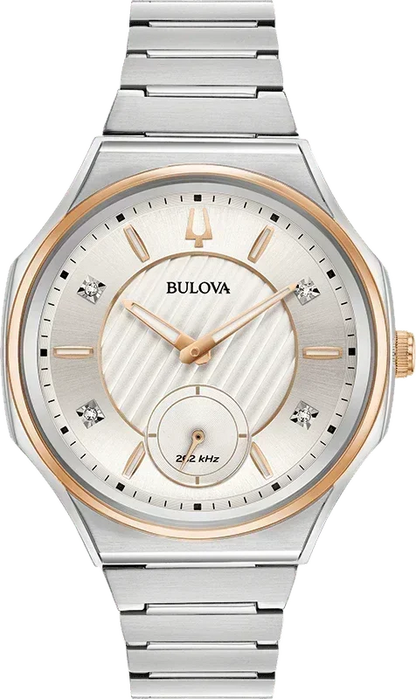 Bulova Curv Quartz Womens Watch 98P182