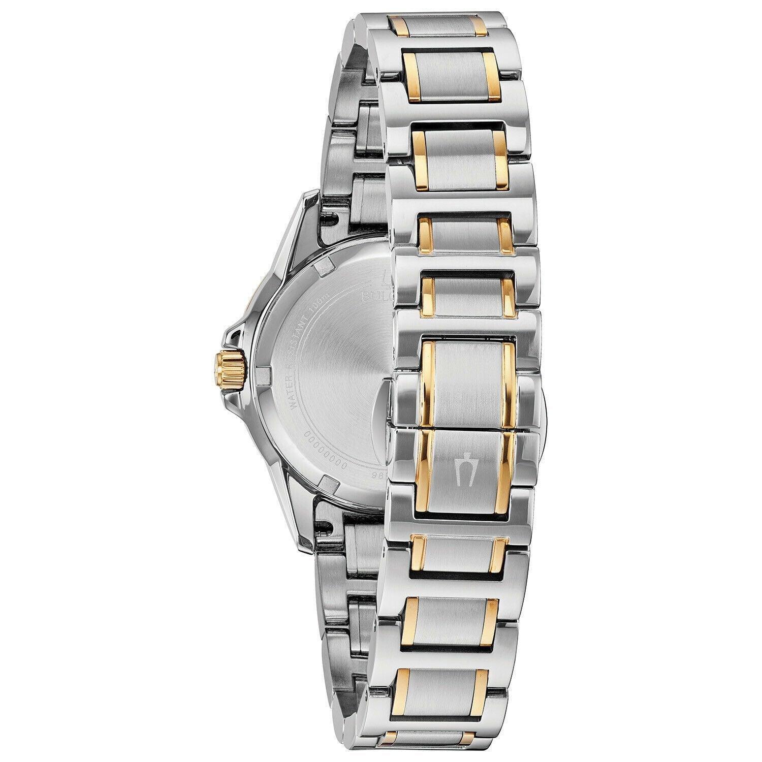 Bulova Marine Star Quartz Womens Watch 98P186