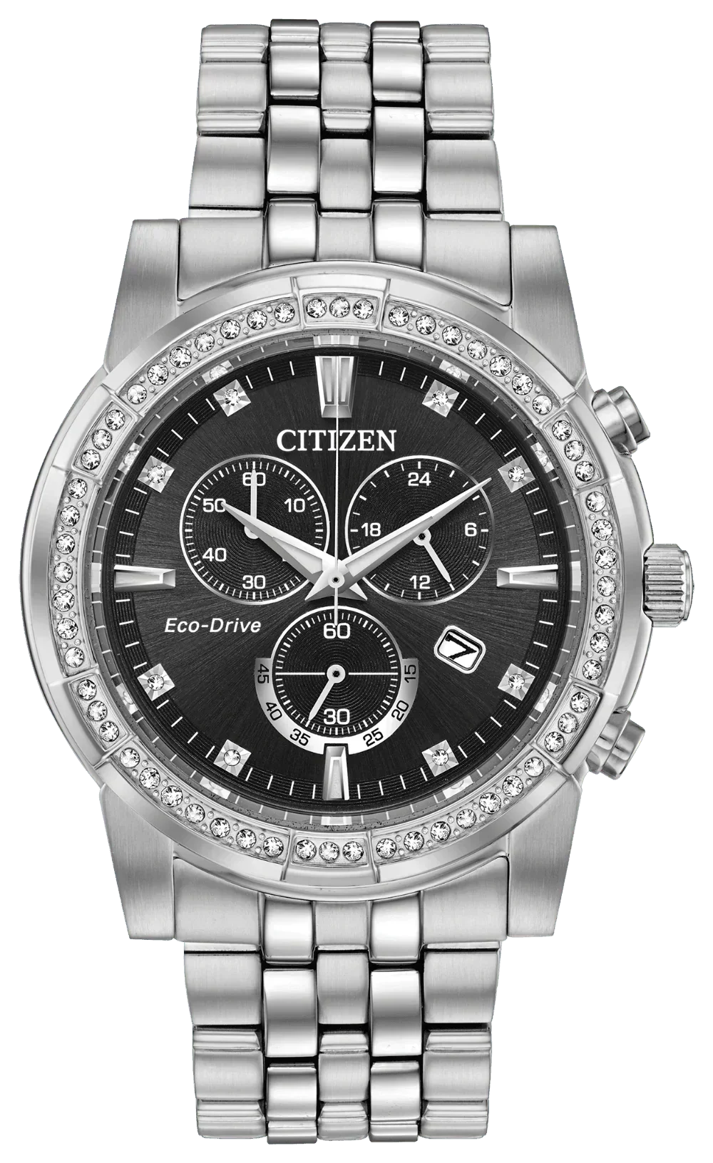 Citizen Crystal Eco-Drive Mens Watch AT2450-58E